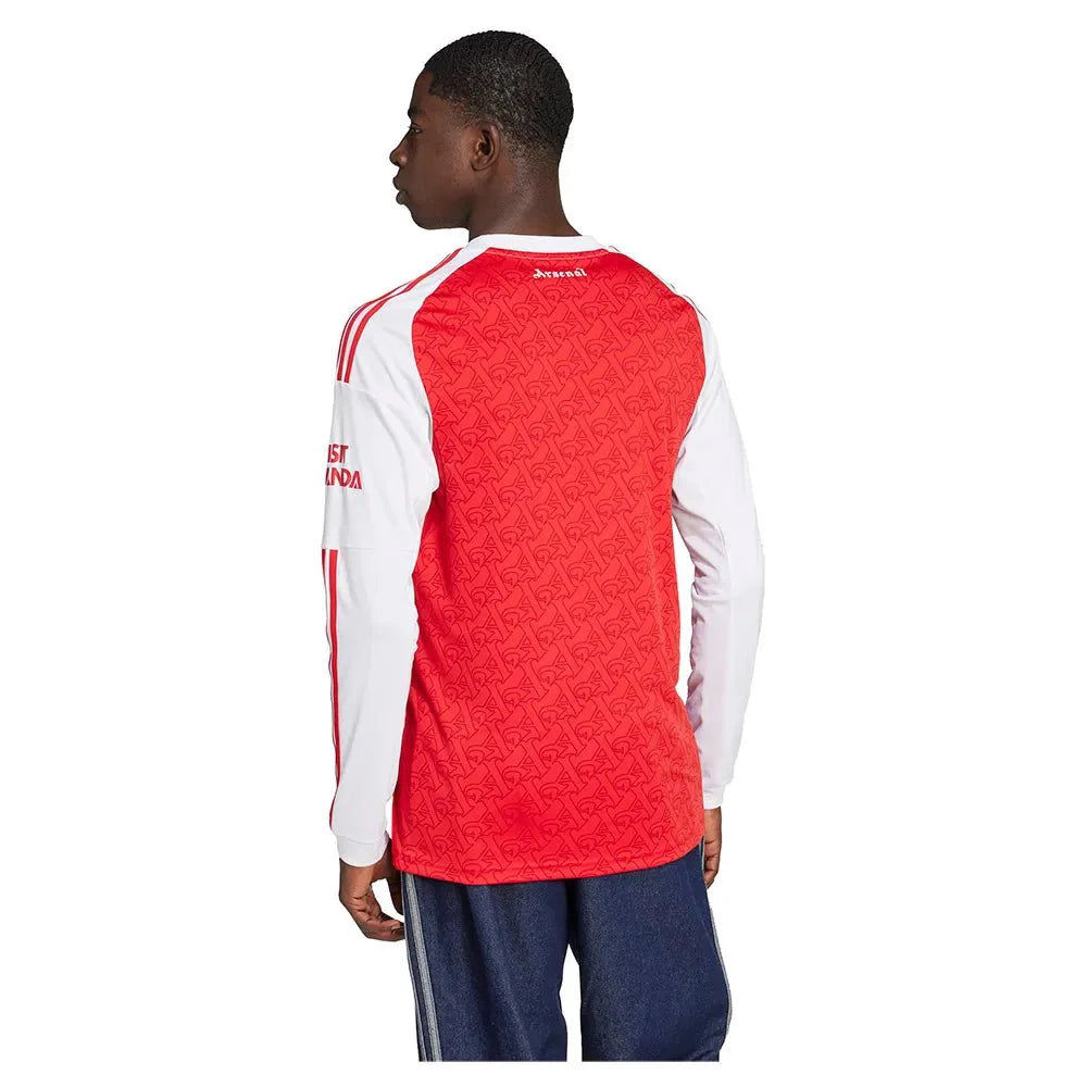 Arsenal Home 25/26 Manga Longa Adidas - Vermelho e Branco