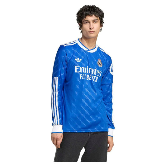 Real Madrid Third 25/26 Manga Longa Torcedor Adidas - Azul