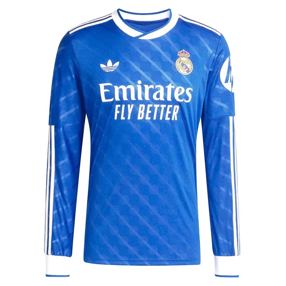 Real Madrid Third 25/26 Manga Longa Torcedor Adidas - Azul