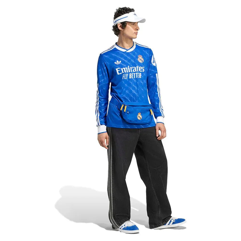 Real Madrid Third 25/26 Manga Longa Torcedor Adidas - Azul