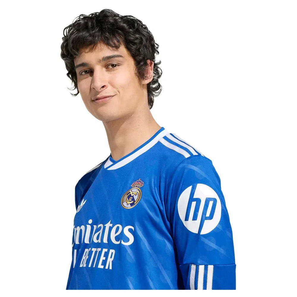 Real Madrid Third 25/26 Manga Longa Torcedor Adidas - Azul