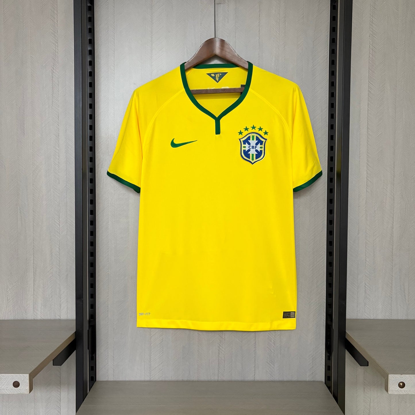 Brasil Home Retrô 2014 Nike - Amarelo