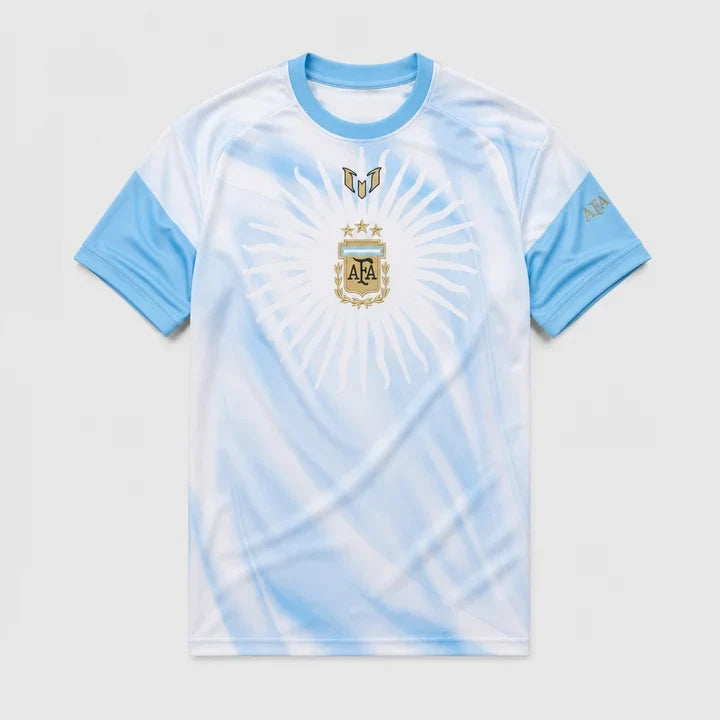 Argentina Pré Jogo Despedida Messi 26/27 Adidas - Branca e Azul