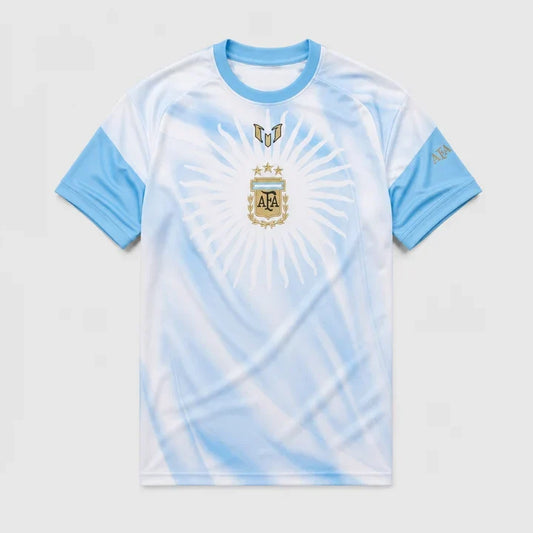Argentina Pré Jogo Despedida Messi 26/27 Adidas - Branca e Azul