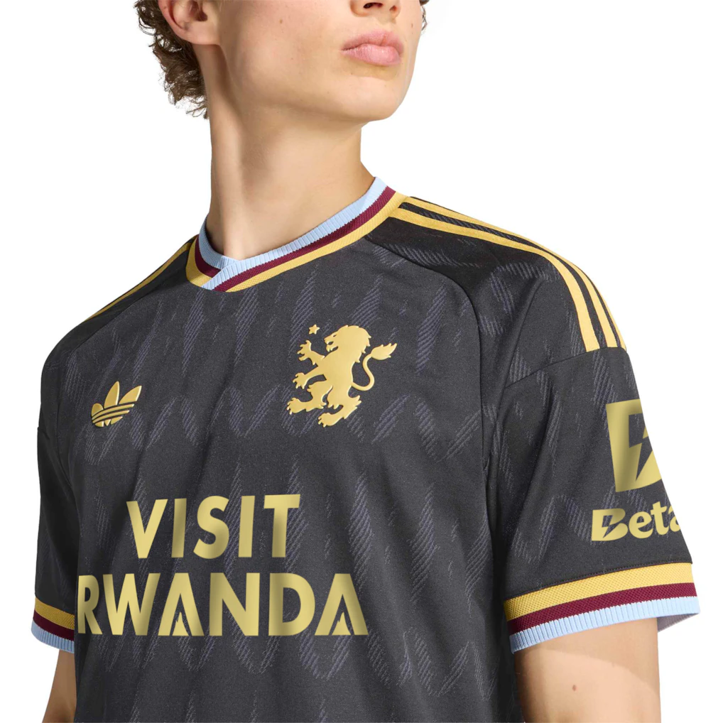 Aston Villa Away 26/27 Jogador Adidas - Preta