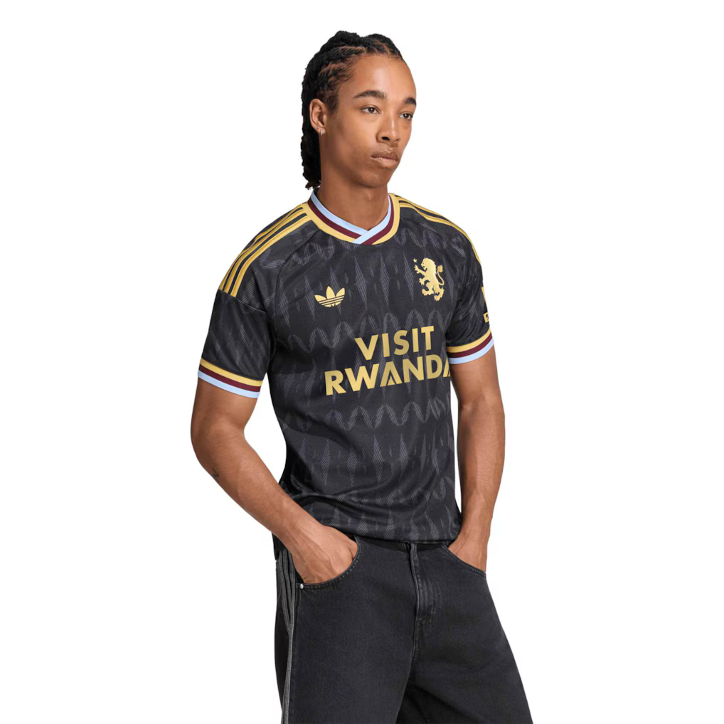 Aston Villa Away 26/27 Torcedor Adidas - Preto