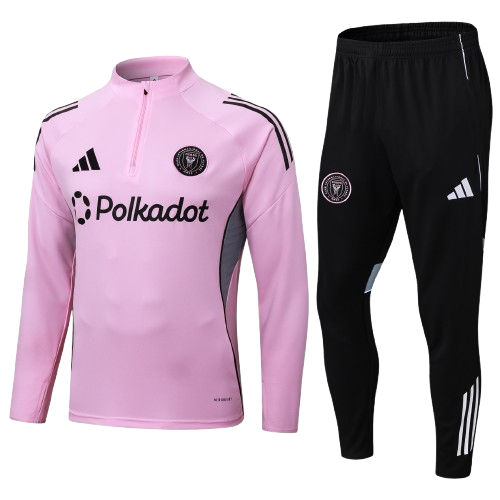 Kit Treino Infantil Agasalho + Calça Inter Miami  - Rosa
