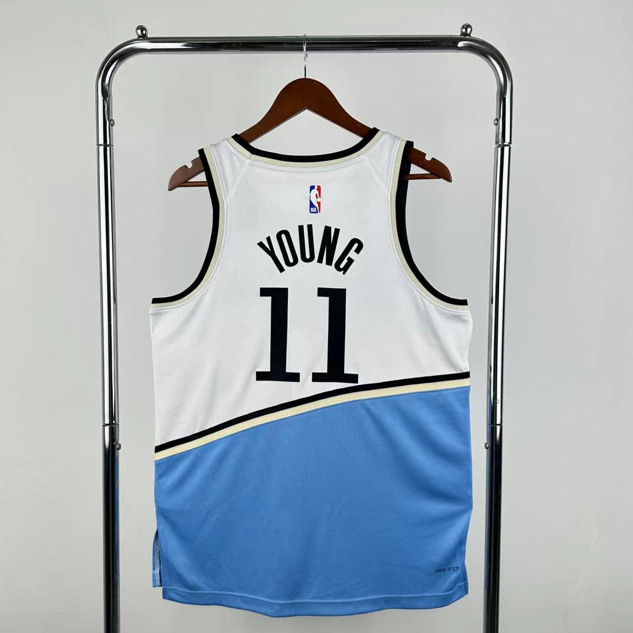 Regata Atlanta Hawks Masculina - Branco e Azul