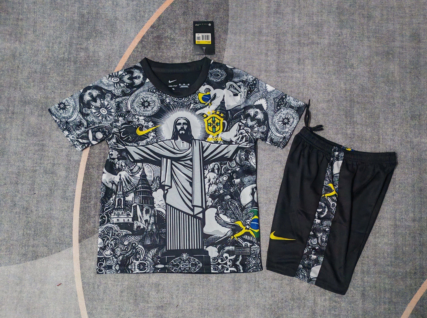 Kit Infantil Brasil Edição Especial 24/25 - Cinza