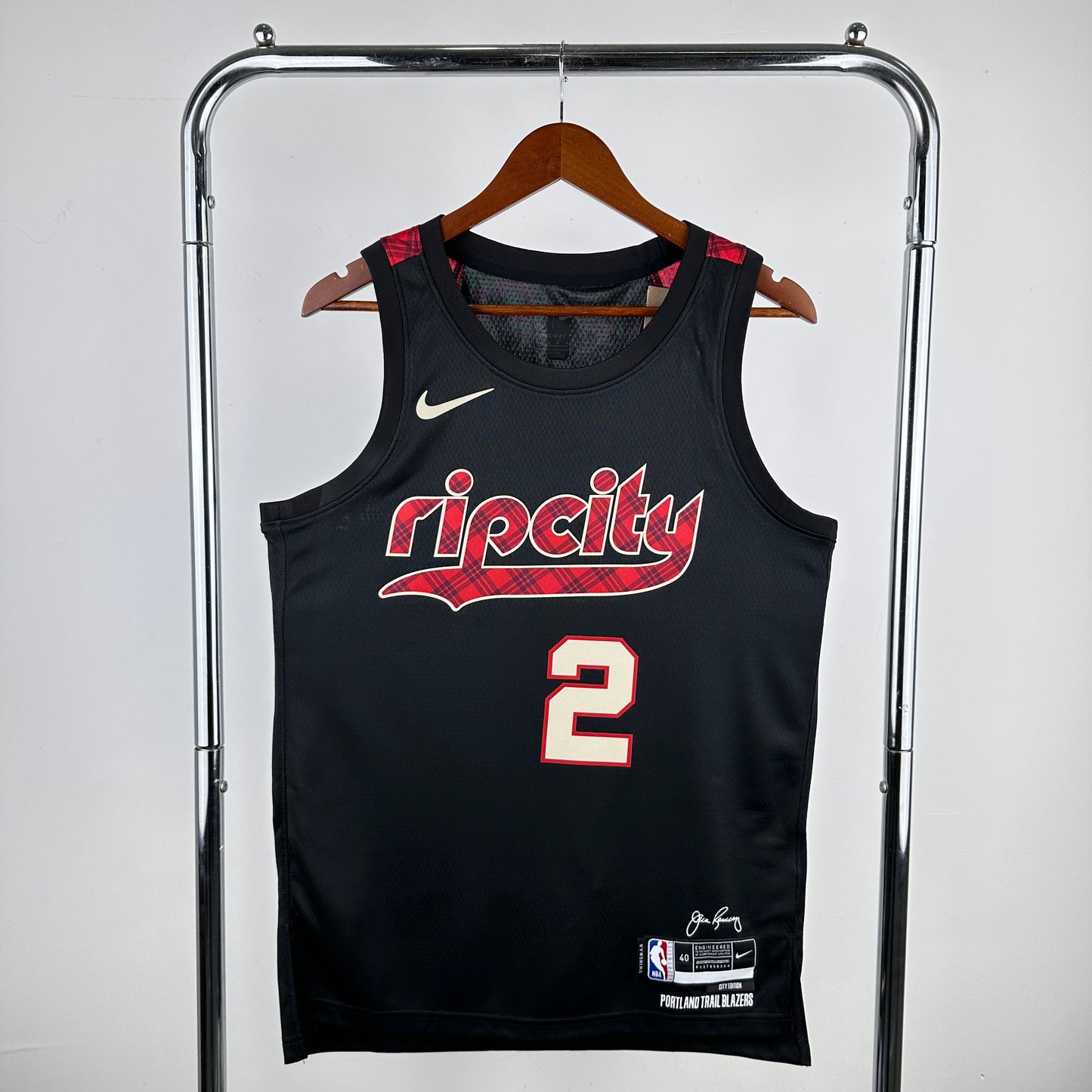 Regata Portland Trail Blazers Masculina - Preto
