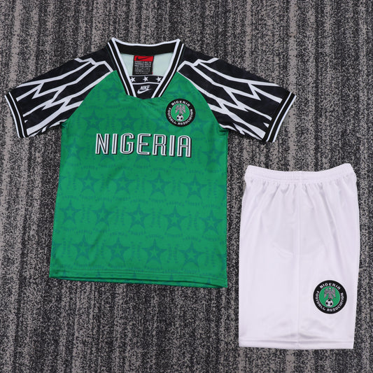 Kit Infantil Nigeria Home Retrô 1995 - Verde
