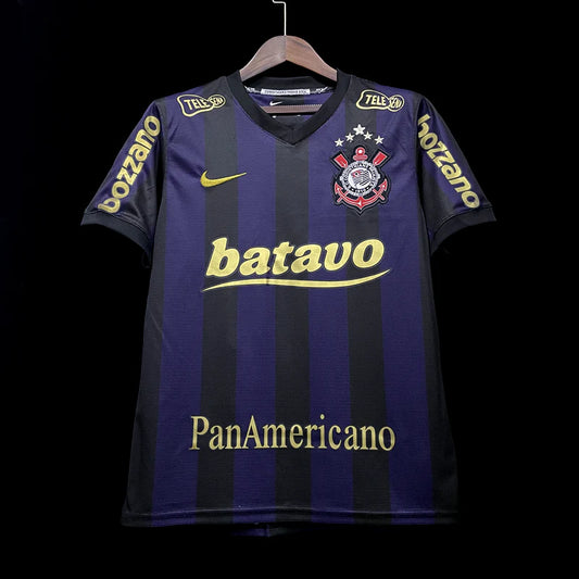 Corinthians Retrô Away 2009/10 Masculino Nike - Roxa e Preto