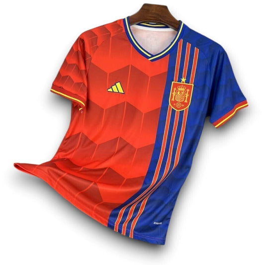 Espanha Edição Especial 25/26 Masculino Adidas Torcedor - Vermelho e Azul
