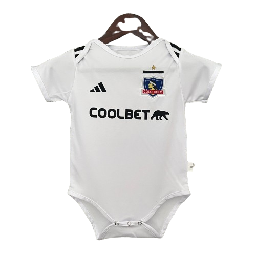 Body Bebê Infantil Colo Colo Home 24/25 Unissex  Adidas - Branco