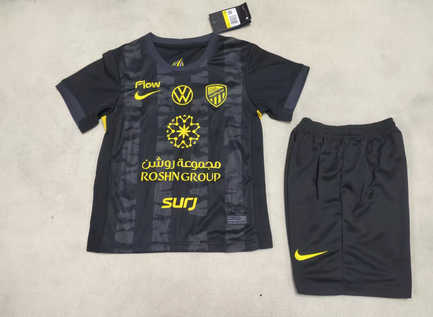 Kit Infantil Al ITTIHAD Third 25/26 - Preta