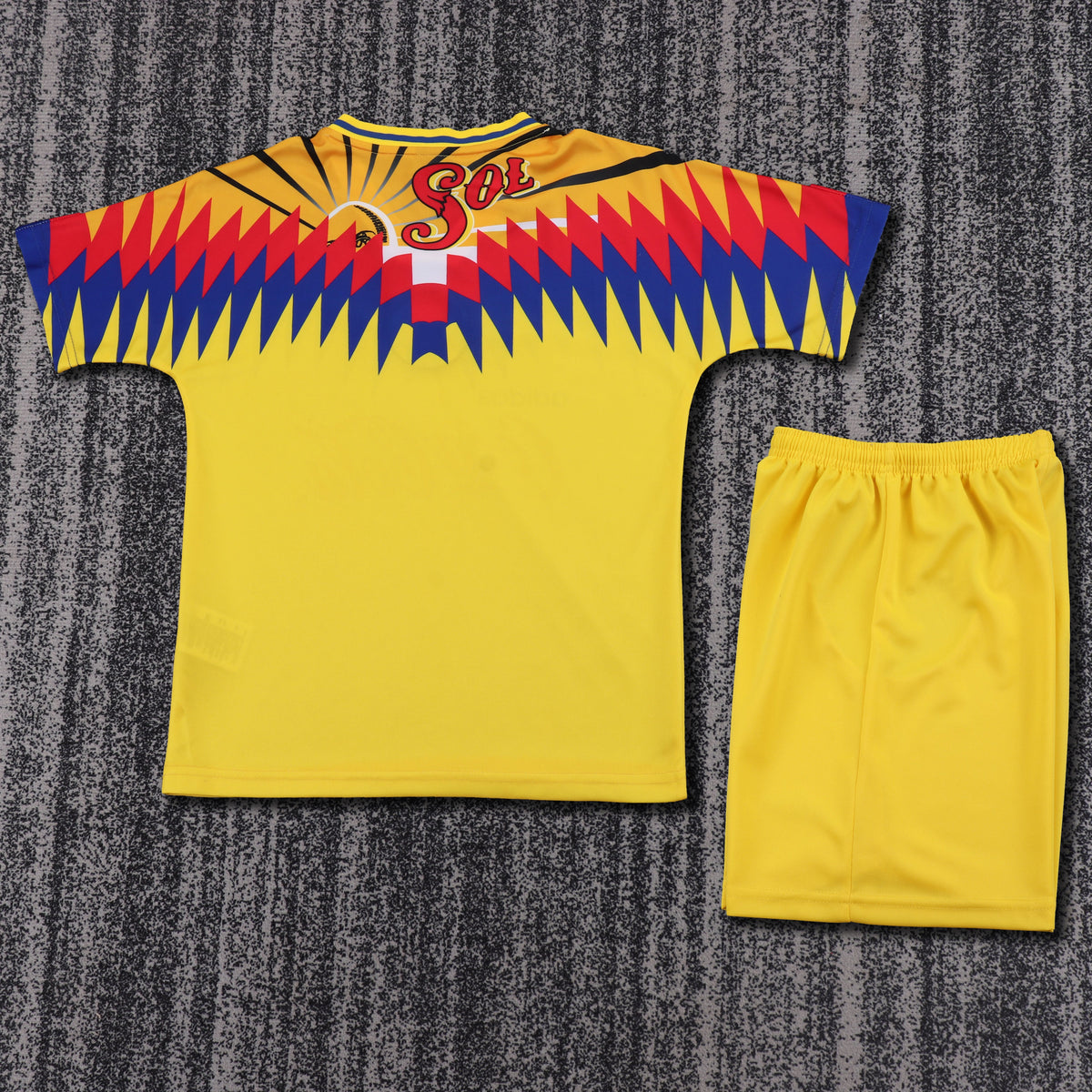 Kit Infantil América do Mexico Retro Home 1995 - Amarela