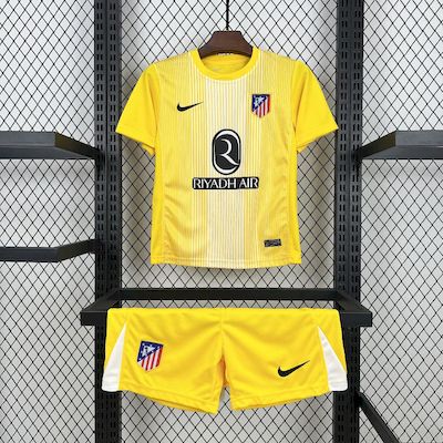 Kit Infantil Atlético de Madrid Goleiro 25/26 - Amarelo