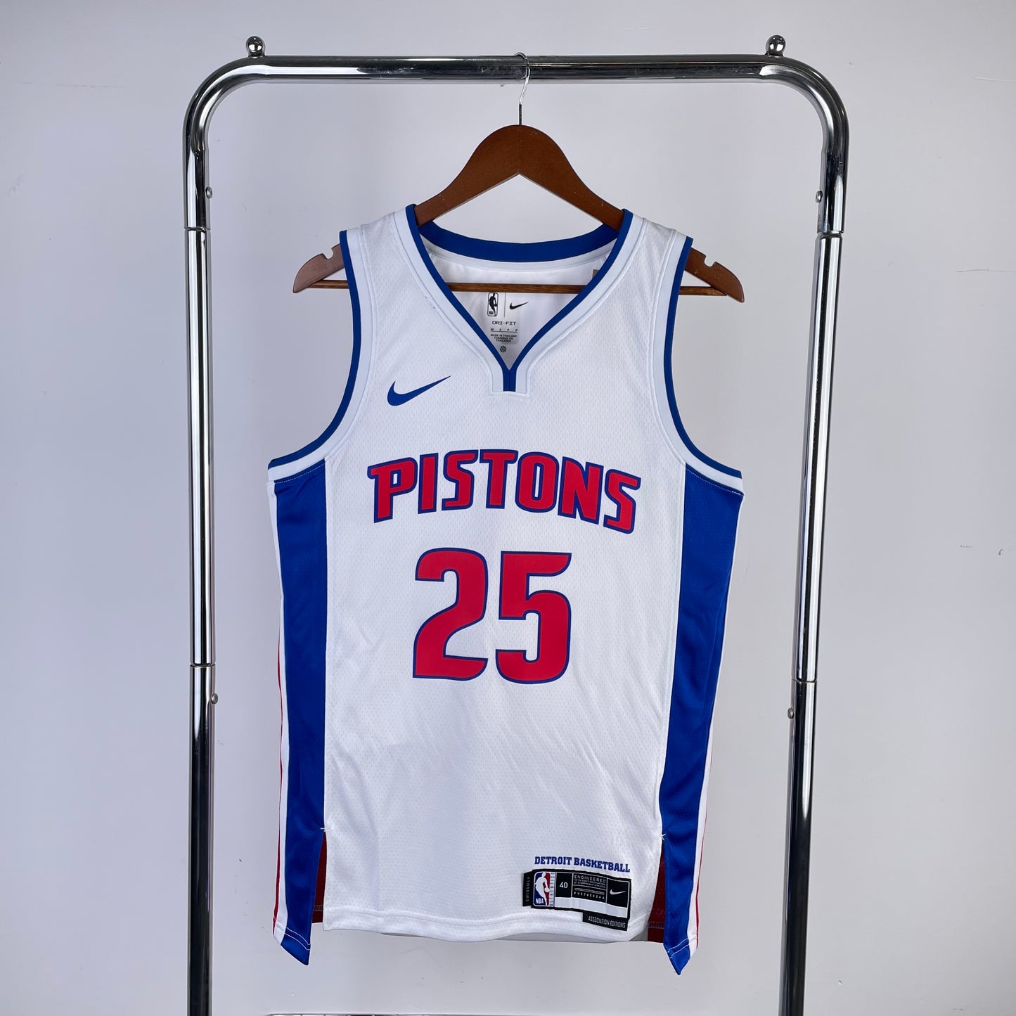 Regata Detroit Pistons Masculina - Branco