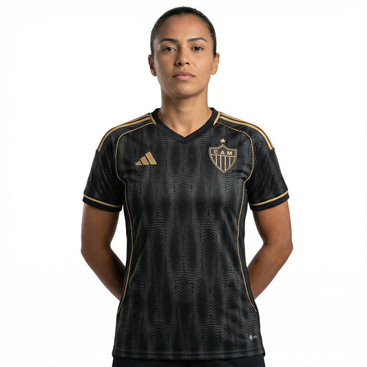 Atlético Mineiro Third 25/26 Adidas Feminina - Preta