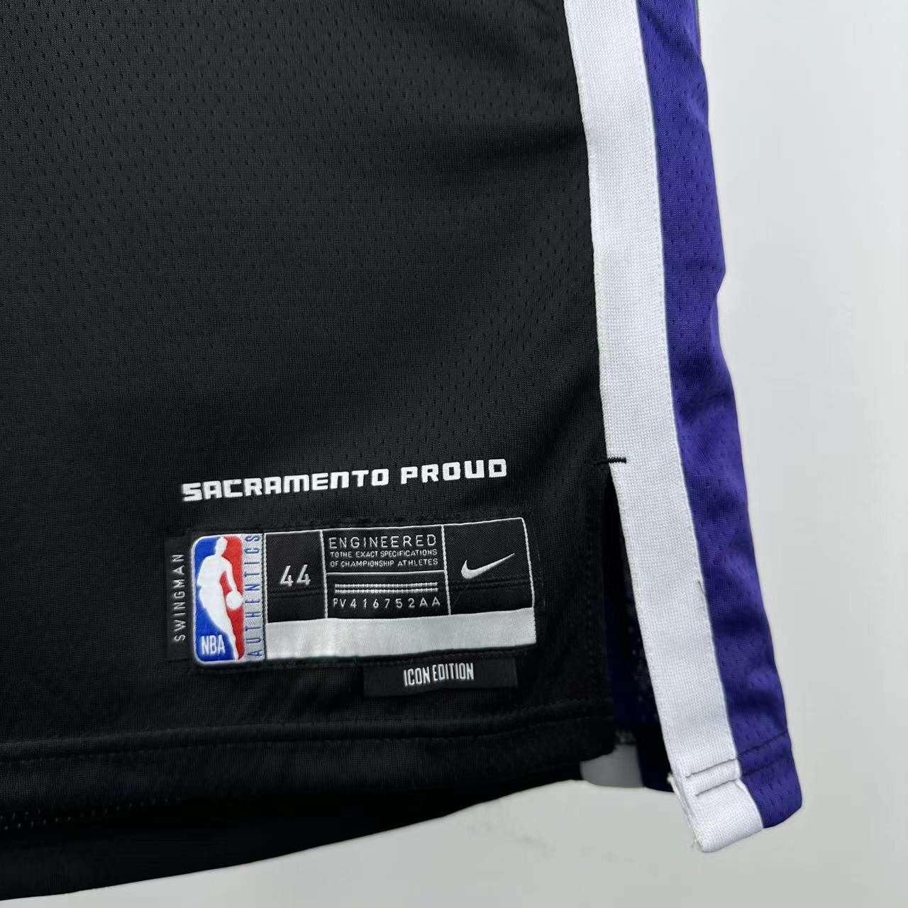 Regata Sacramento Kings Masculina - Preto