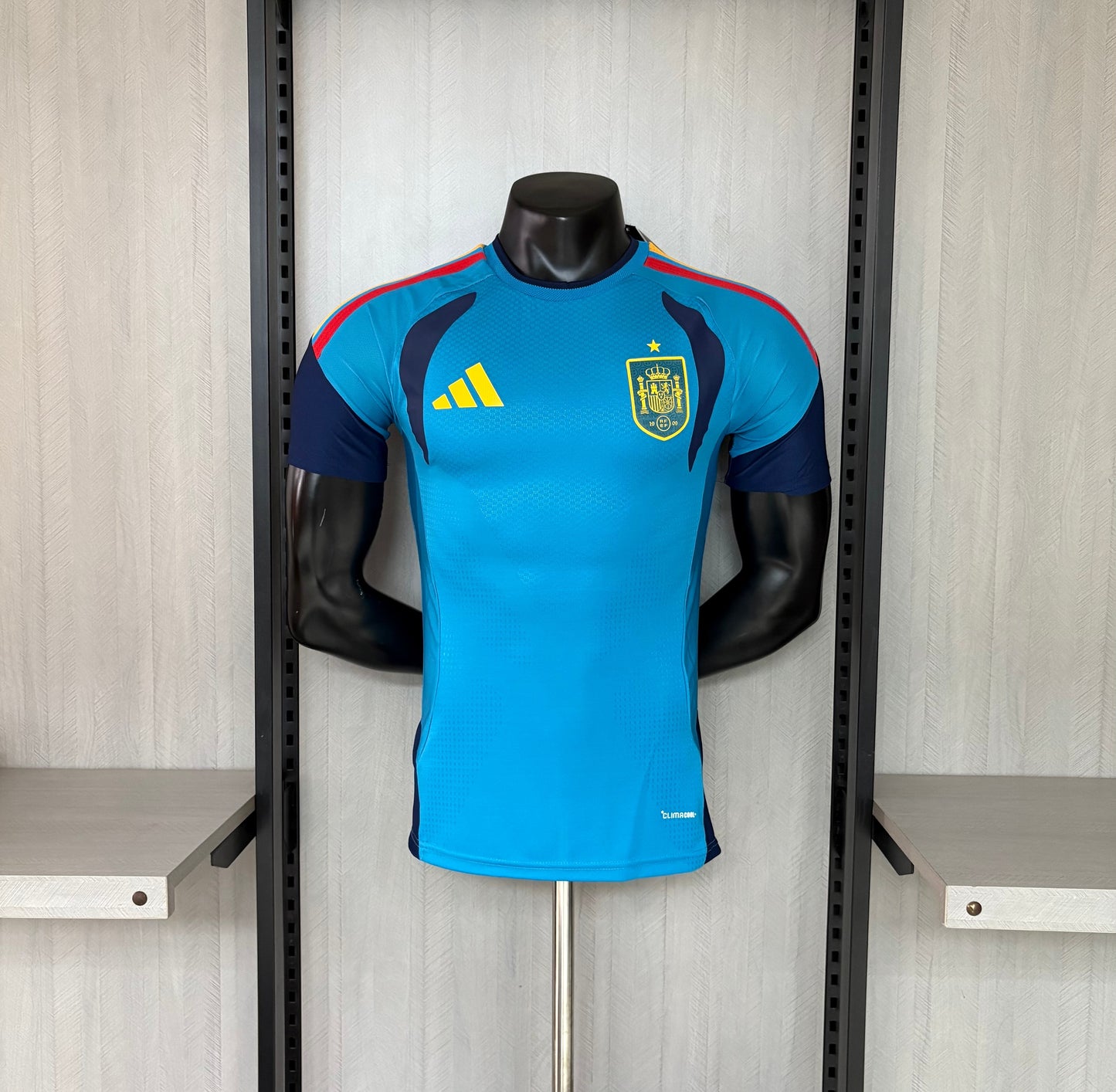 Espanha Treino 26/27 Masculino Adidas Jogador - Azul Claro