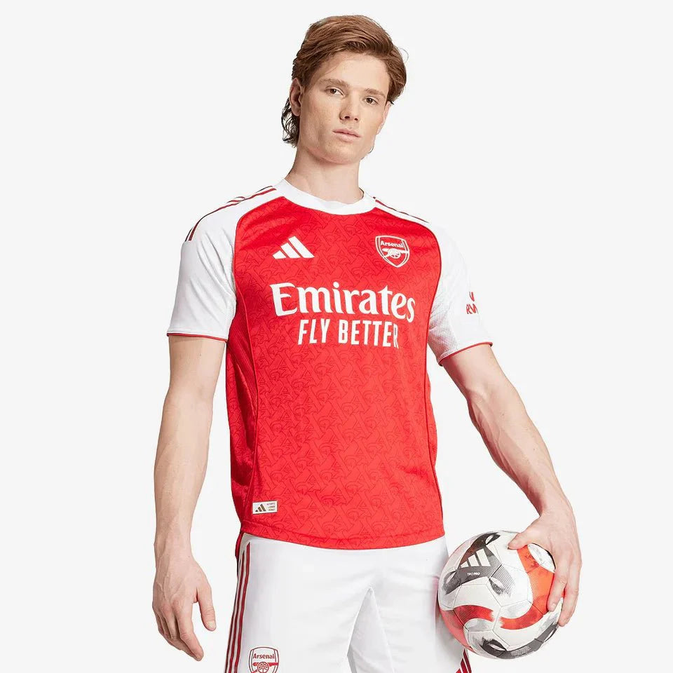Arsenal Home 25/26 Jogador Adidas - Vermelho e Branco
