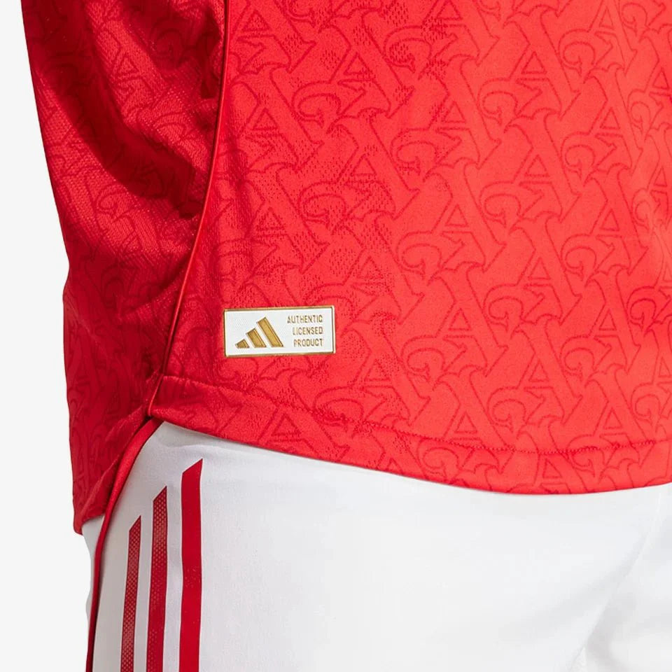 Arsenal Home 25/26 Jogador Adidas - Vermelho e Branco