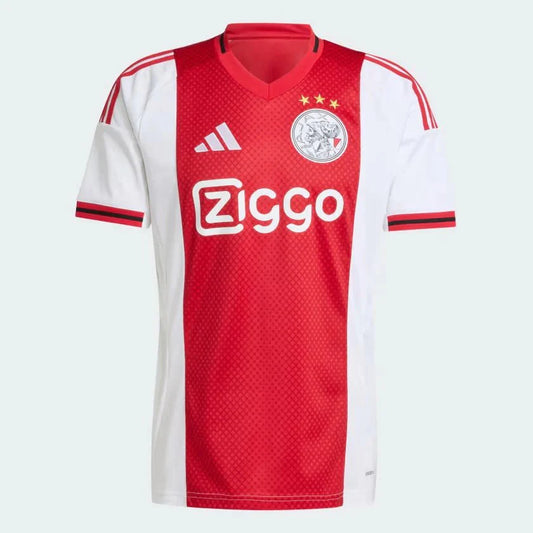 Ajax Home 25/26 Torcedor Adidas - Vermelha e Branca