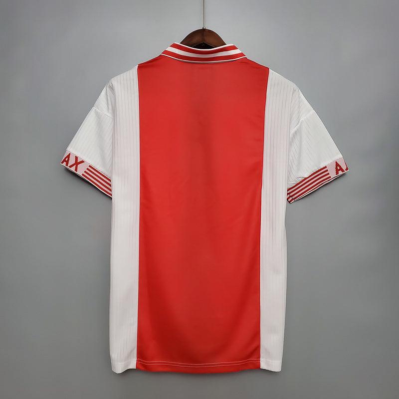 Ajax Home Retrô 1997/1998 Umbro - Vermelha e Branca