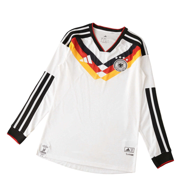 Alemanha Home Manga Longa 26/27 Torcedor Masculino Adidas - Branca