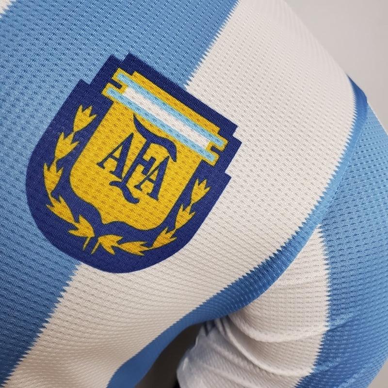 Argentina Home Retrô 1986 Masculino Le Coq Sportif -  Azul e Branca