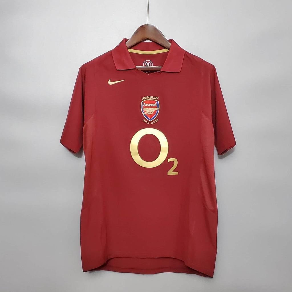 Arsenal Home Retrô 05/06 Nike - Vinho