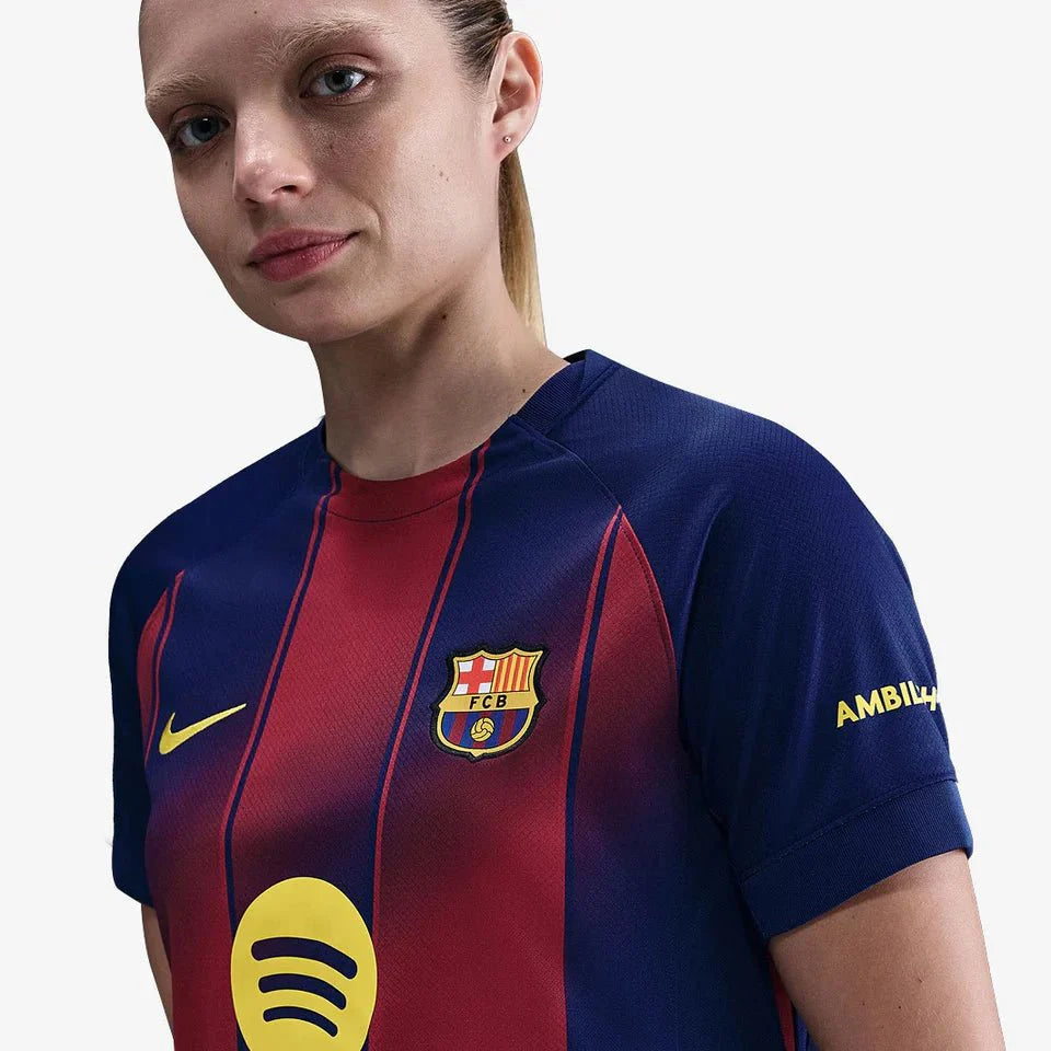 Barcelona Home 25/26 Feminina Nike - Grená