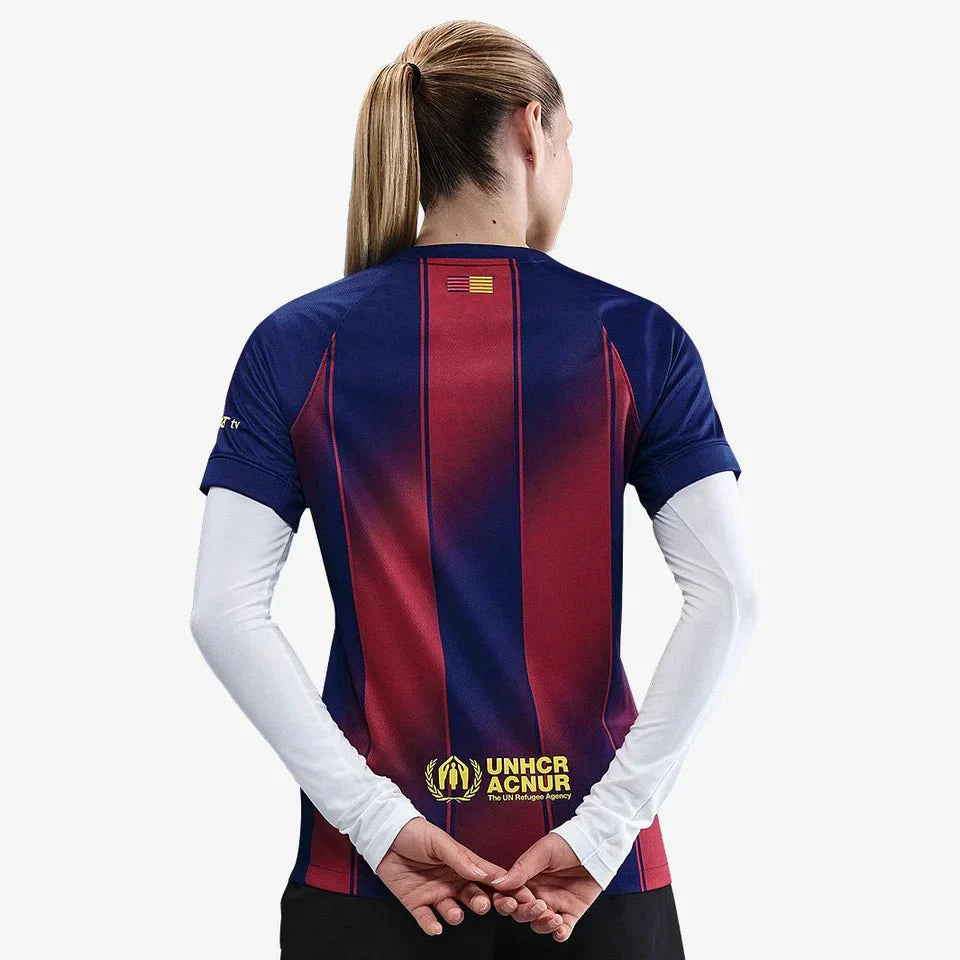 Barcelona Home 25/26 Feminina Nike - Grená