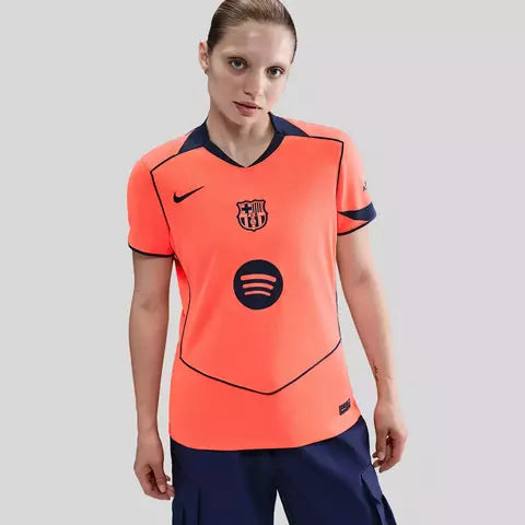 Barcelona Third 25/26 Feminina Nike  - Laranja