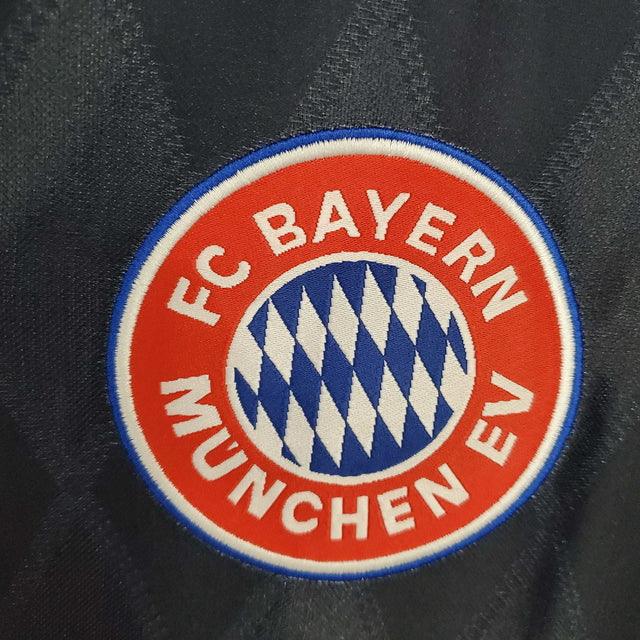 Bayern de Munique Retrô 1997/1999 Adidas - Azul Escuro e Vermelho