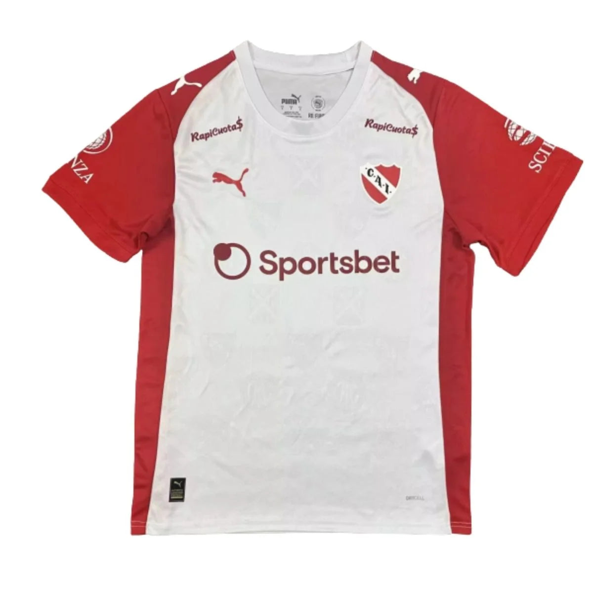 Independiente Away 26/27 Torcedor Puma - Branco e Vermelho