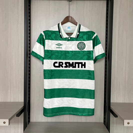 Celtic Home Retrô 1987/1989 Umbro - Verde e Branca