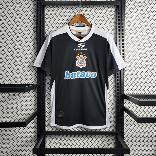 Corinthians Retrô Away 2000 Masculino - Preta