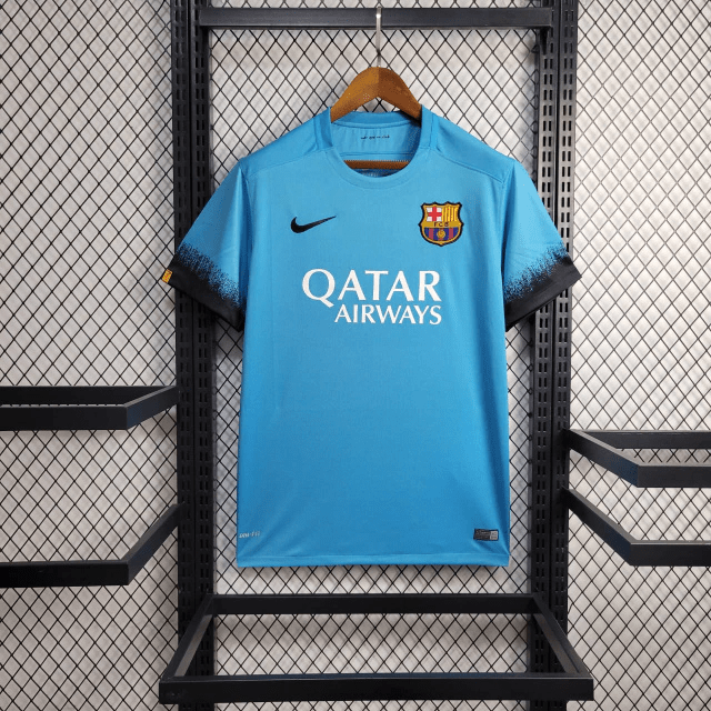 Barcelona Retrô Third 15/16 Nike  - Azul