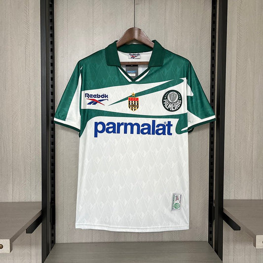 Palmeiras Retro Away 1996 Torcedor Parmalat - Branca