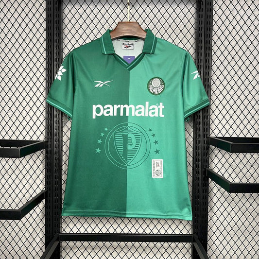 Palmeiras Edição Especial Retrô 100th Torcedor Masculino Parmalat - Verde