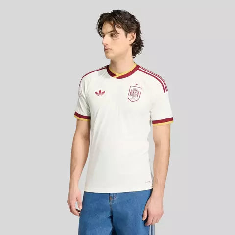 Espanha Away 26/27 Masculino Adidas Torcedor - Branco