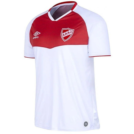 Argentino JRS Away 25/26 Torcedor Umbro - Branco e Vermelho