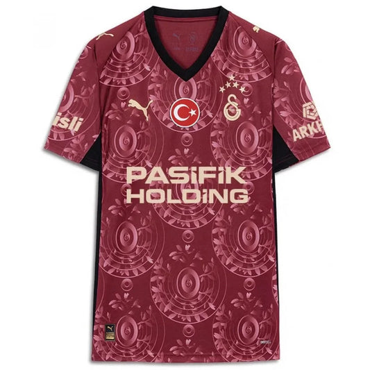 Galatasaray Third 25/26 Torcedor Puma Masculina - Vermelha Vinho