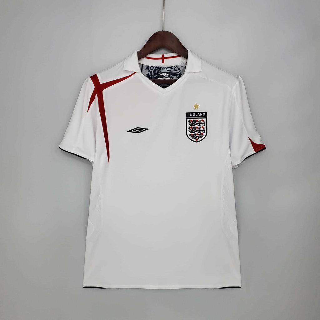 Inglaterra Home Retrô 2006 Umbro - Branca