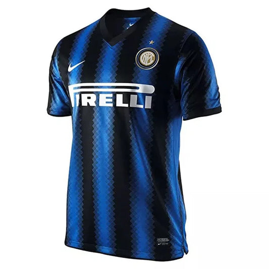 Inter de Milão Home Retrô 10/11 Nike - Azul e Preta