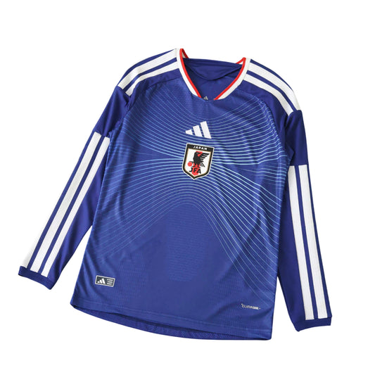 Japão Home Manga Longa 26/27 Jogador Masculino Adidas - Azul
