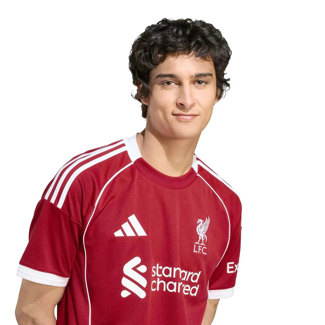 Liverpool Home 25/26 Torcedor Adidas - Vermelho