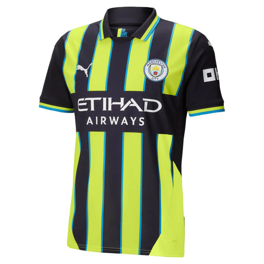 Manchester City Away 24/25 Torcedor Puma - Amarelo e Preto
